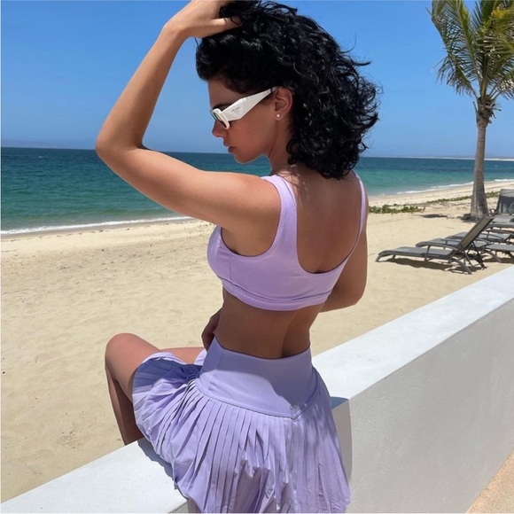 NWOT ALO Yoga ambient logo bra Blue Quartz‎ Size Small - Picture 10 of 10